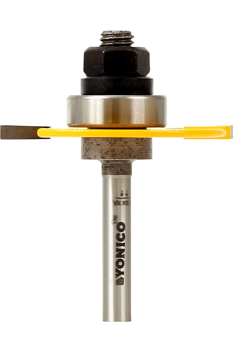 YONICO Slotting Cutter Router Bit 1/8-Inch 1/4-Inch Shank 12103q - Image 1
